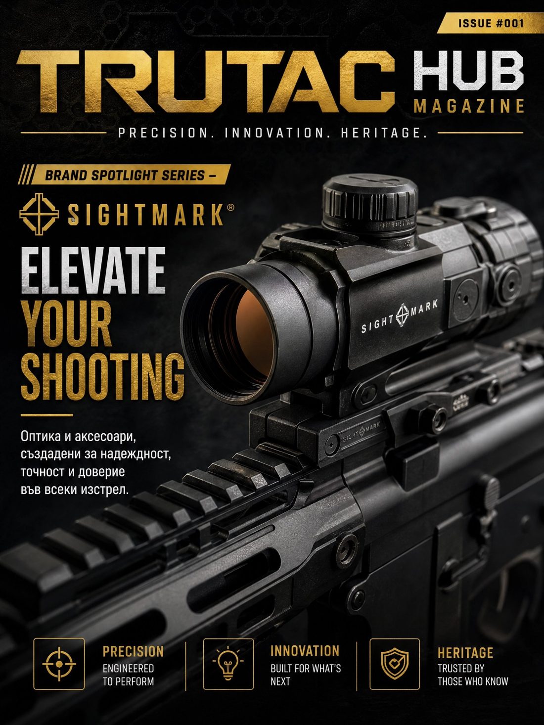 Корица на TRUTAC HUB Magazine, Брой 01